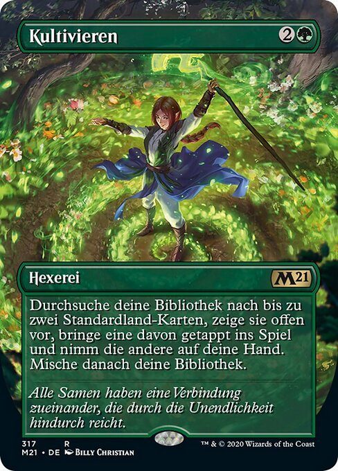 Magic: The Gathering – Sammelkarten-Lot »grüne«, 5 Karten – Produktabbildung