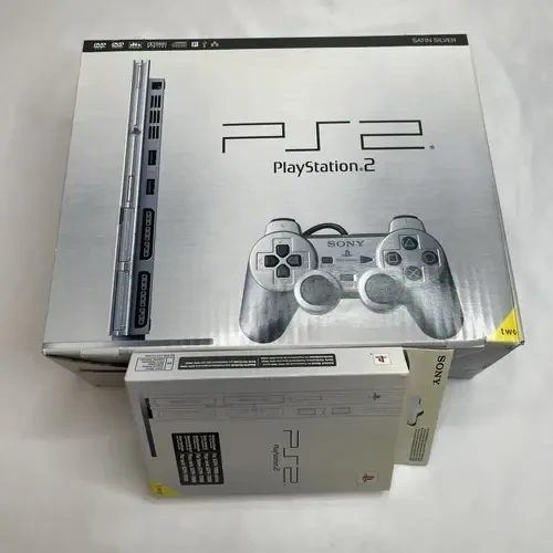 PlayStation 2 Slim (Satin Silver) – Ansicht 3