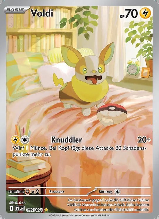 Pokémon – Sammelkarten-Lot »Elektro«, 4 Karten (mit Voltobal) – Ansicht 3
