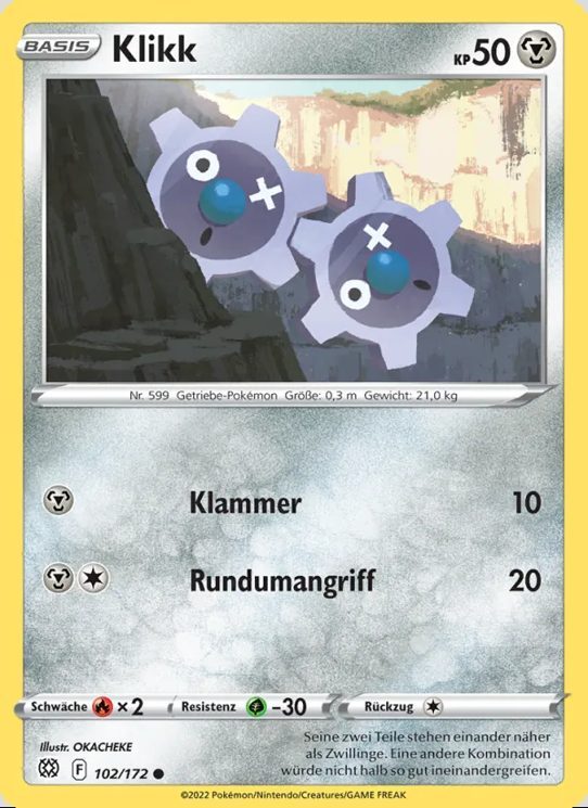Pokémon – Sammelkarten-Lot »Metall«, 6 Karten – Ansicht 2