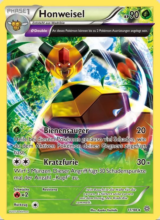 Pokémon – Sammelkarten-Lot »Pflanze«, 14 Karten – Ansicht 3